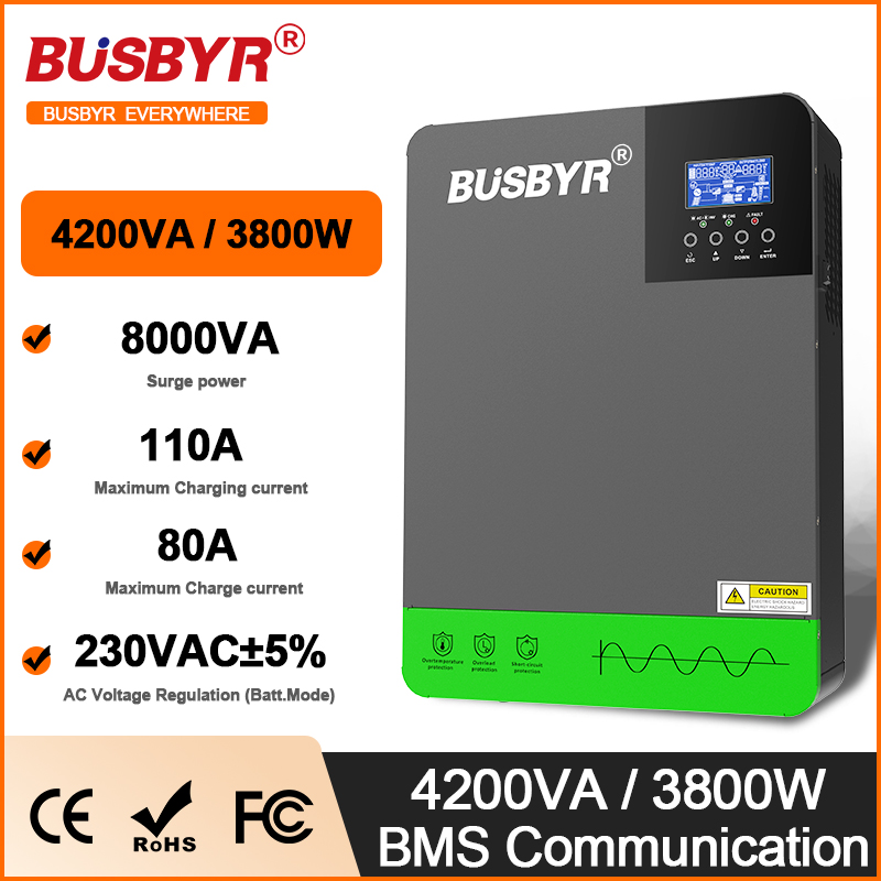 Charge Controller Solar - 4.2KW 6.2KW محولات الطاقة الشمسية الهجين