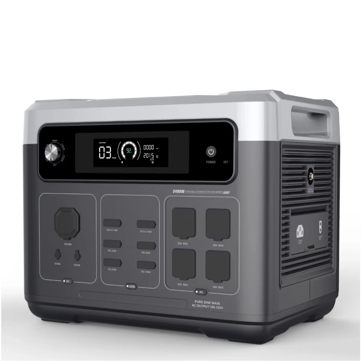 Solar Generator - P2001 PLUS 2400W محطة طاقة محمولة