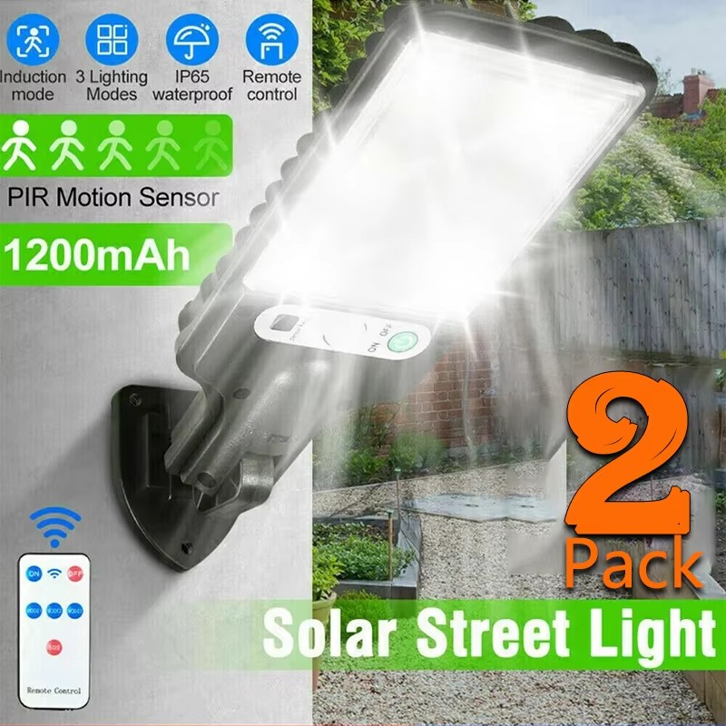 Solar Lamp - أضواء حديقة شمسية خارجية مع مستشعر
