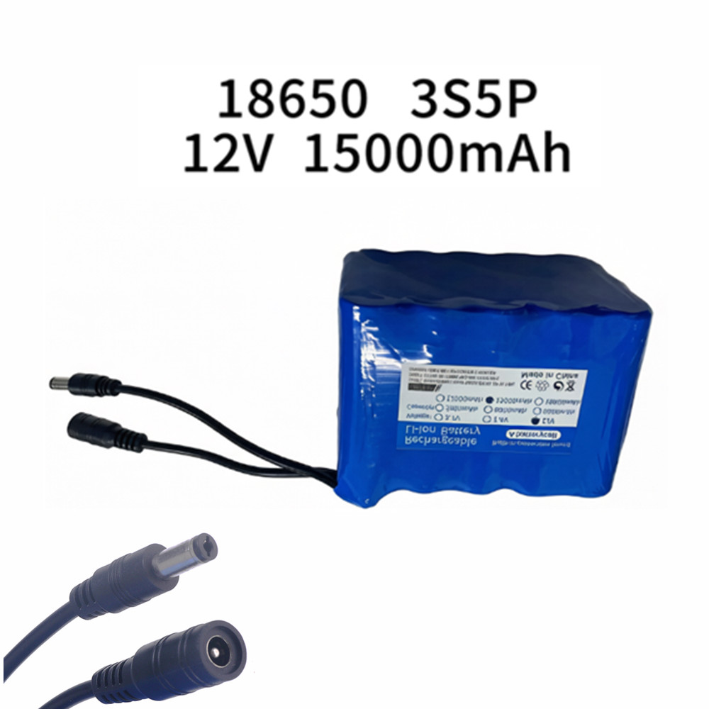Lithium Battery 12V - بطارية صيد 12 فولت 3S5P 15