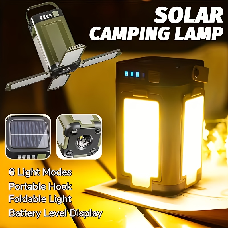 مصباح تخييم خارجي يعمل بالطاقة - مراجعة Solar Lamp وسعره