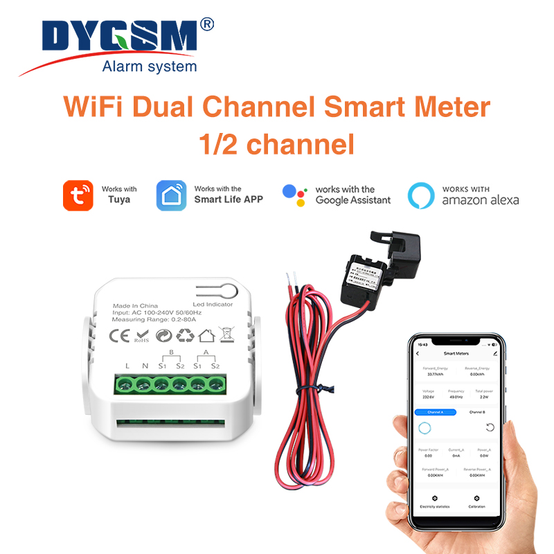 Tuya الذكية واي فاي مقياس الطا - مراجعة Energy Monitor Meter وسعره