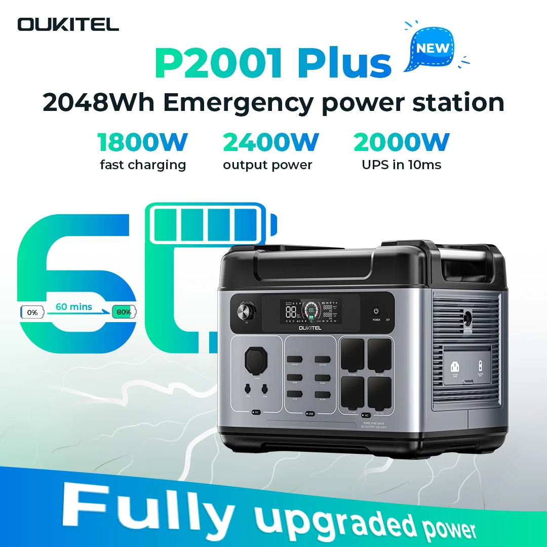 P2001 PLUS 2400W محطة طاقة محم - مراجعة Solar Generator وسعره