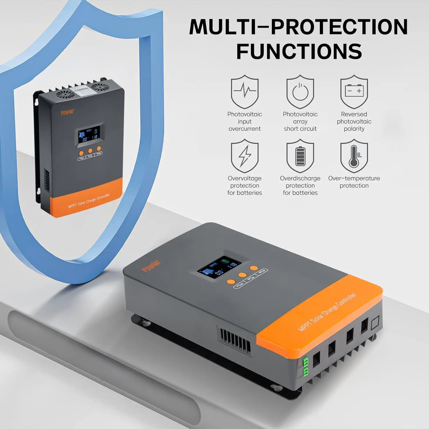 وحدة تحكم شحن البطارية PowMr ا - مراجعة Charge Controller Solar وسعره