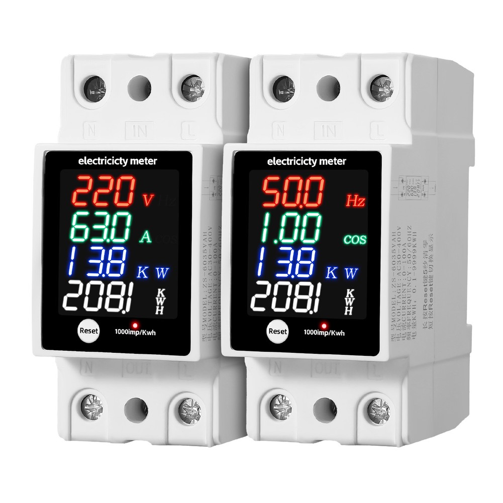 متعدد الوظائف شاشة ديجيتال الج - مراجعة Energy Monitor Meter وسعره