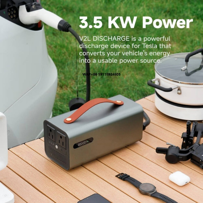 محطة تفريغ NACS V2L بقدرة 3.5  - مراجعة Outdoor Power Station وسعره