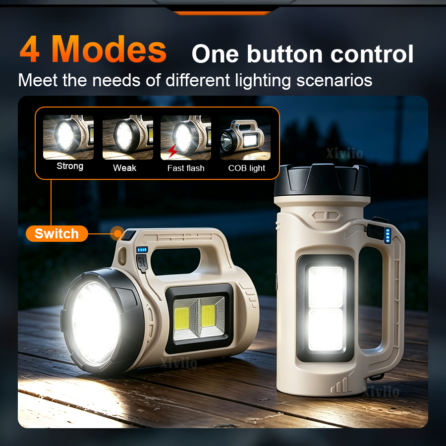 مصباح LED محمول متعدد المشاهد  - مراجعة Solar Generator وسعره