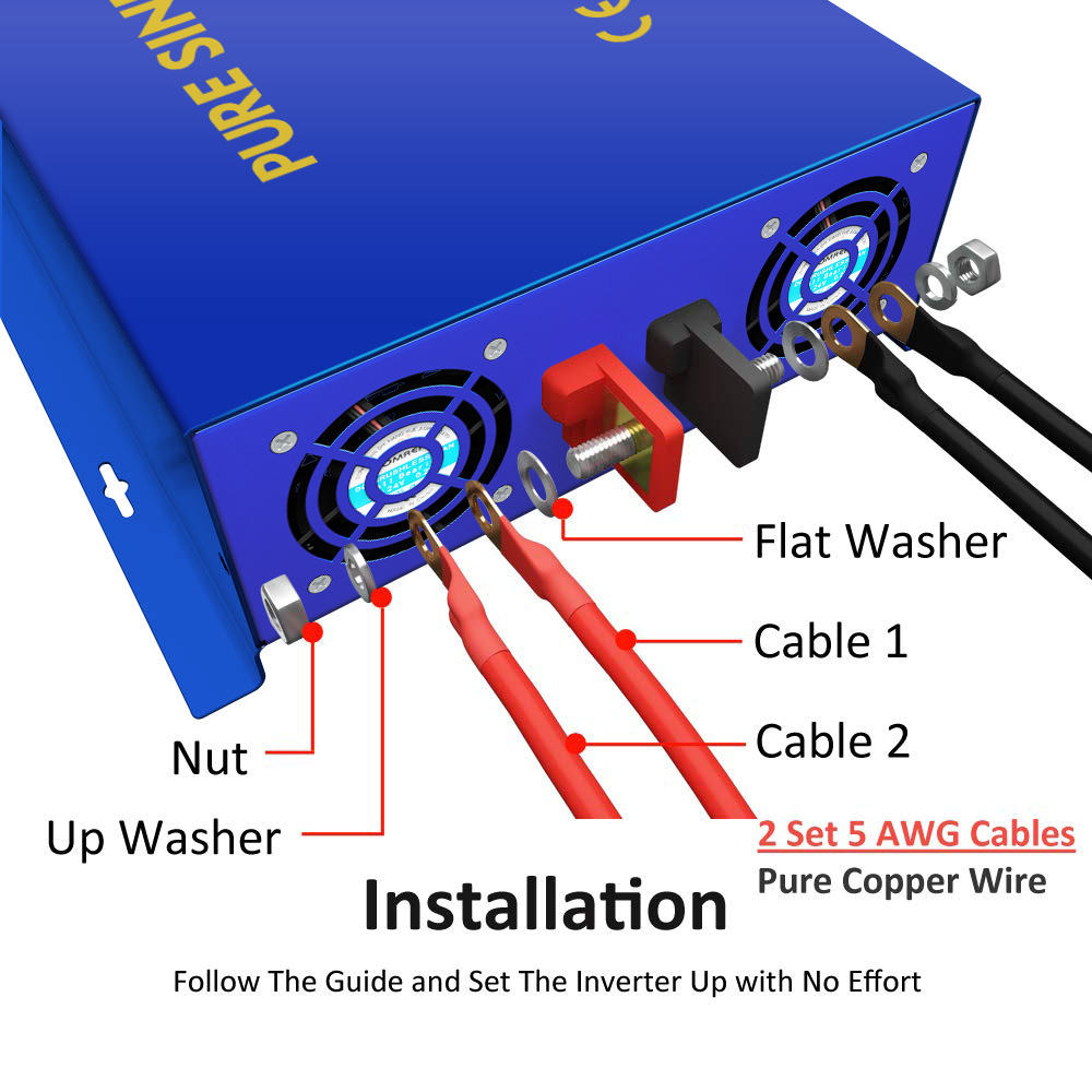 2026 الأكثر مبيعًا WZRELB 3000 - مراجعة Power Inverter وسعره