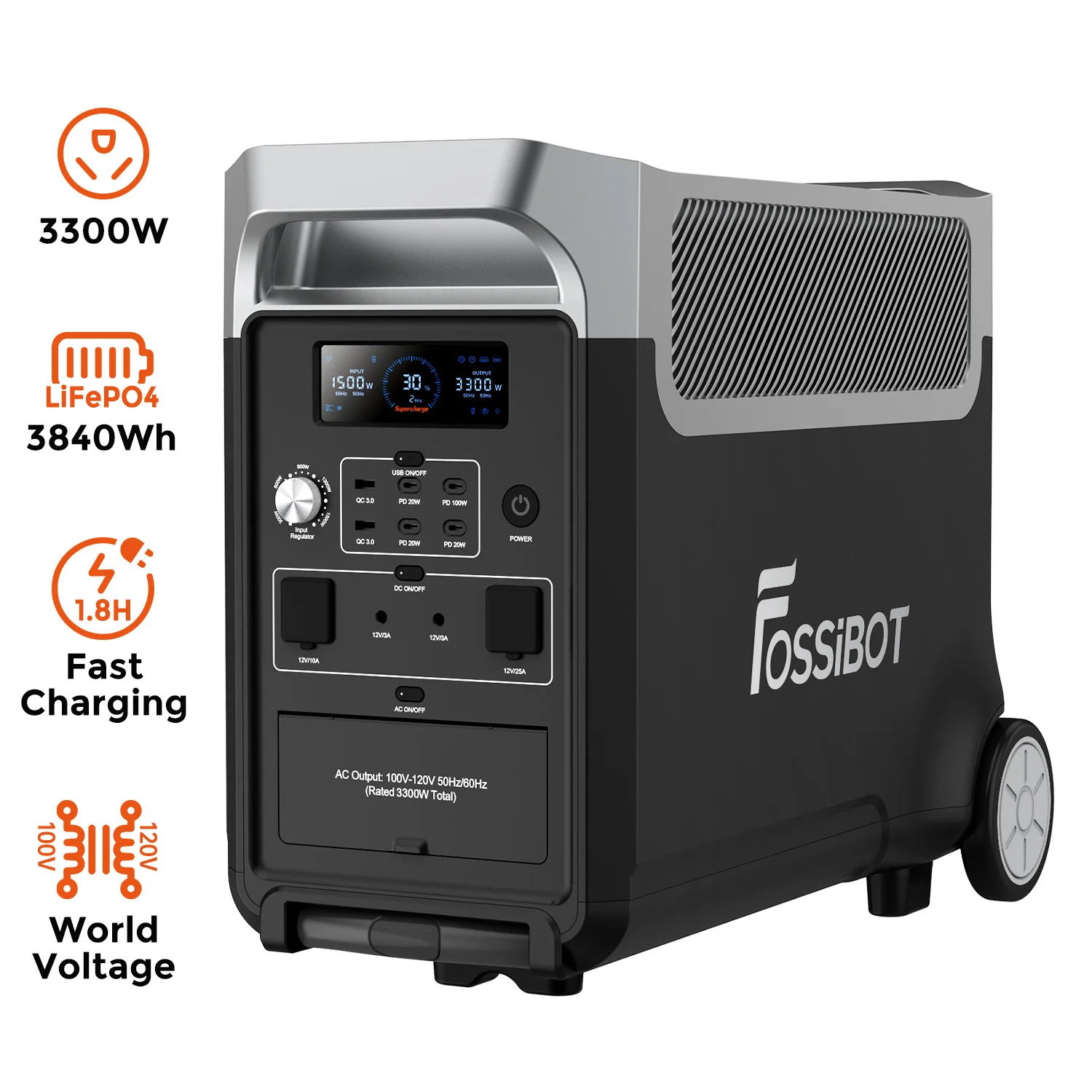 مولد Fossibot F3600 Pro مع محط - مراجعة Solar Generator وسعره