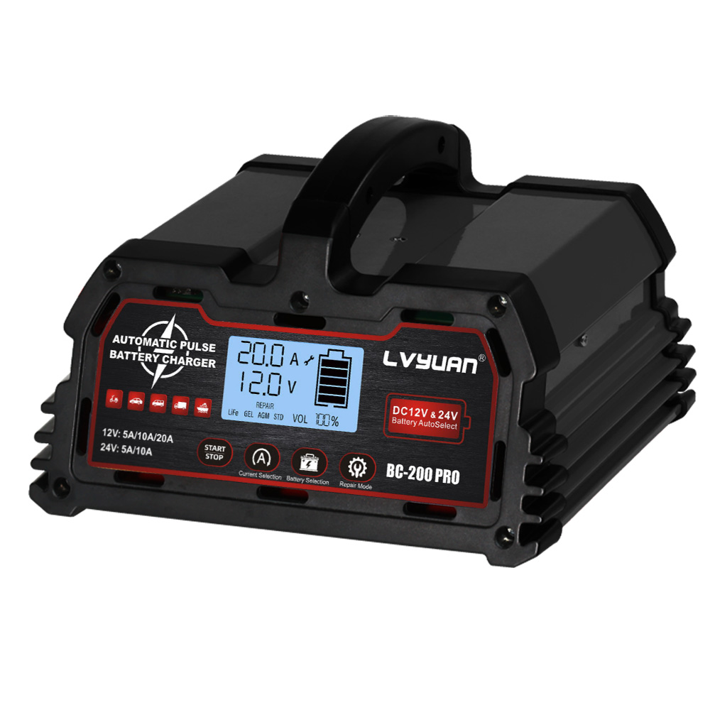 شاحن بطارية ذكي سريع 20 أمبير  - مراجعة Lithium Battery 12V وسعره