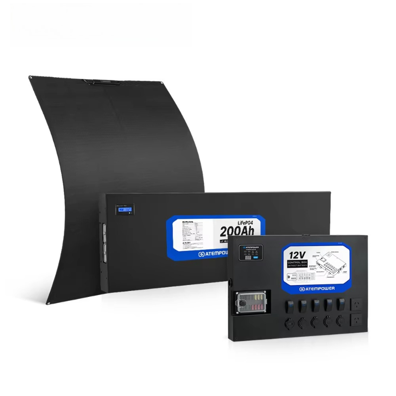 تتضمن نظام بطارية مزدوج للتخيي - مراجعة Solar Panel 200W وسعره