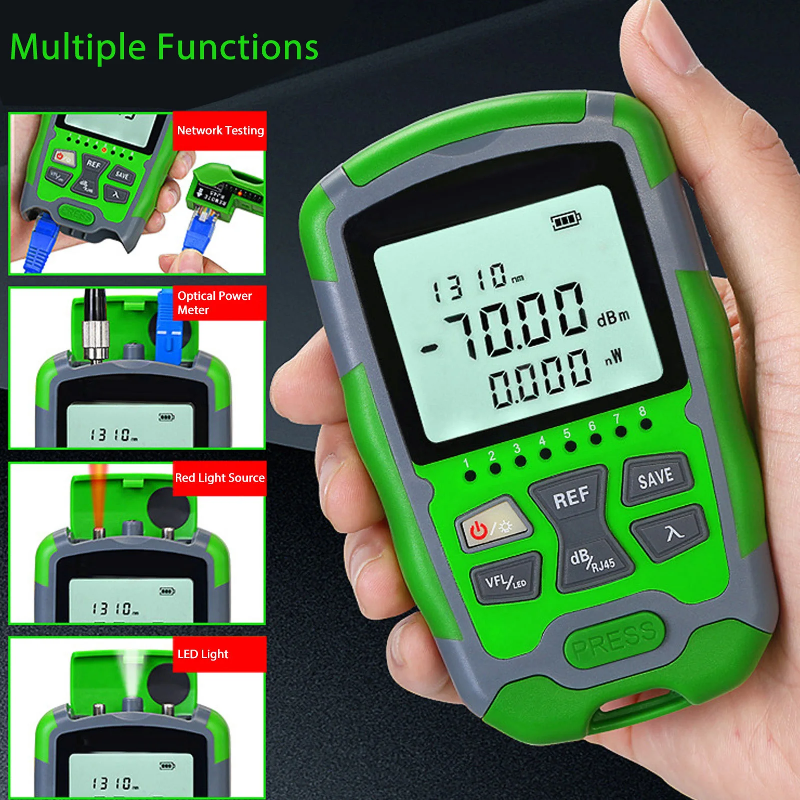 جهاز اختبار طاقة كابل بصري بال - مراجعة Energy Monitor Meter وسعره