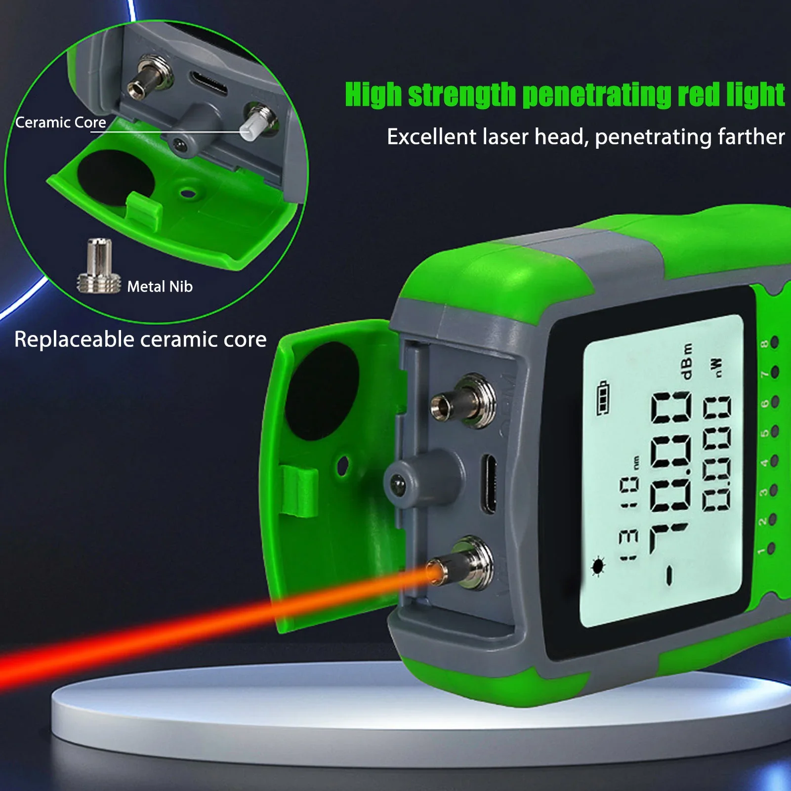 جهاز اختبار طاقة كابل بصري بال - مراجعة Energy Monitor Meter وسعره