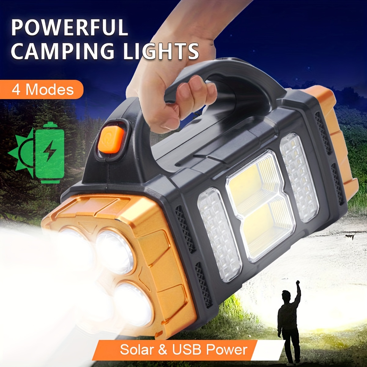 مصباح يدوي LED شمسي عالي الطاق - مراجعة Solar Generator وسعره