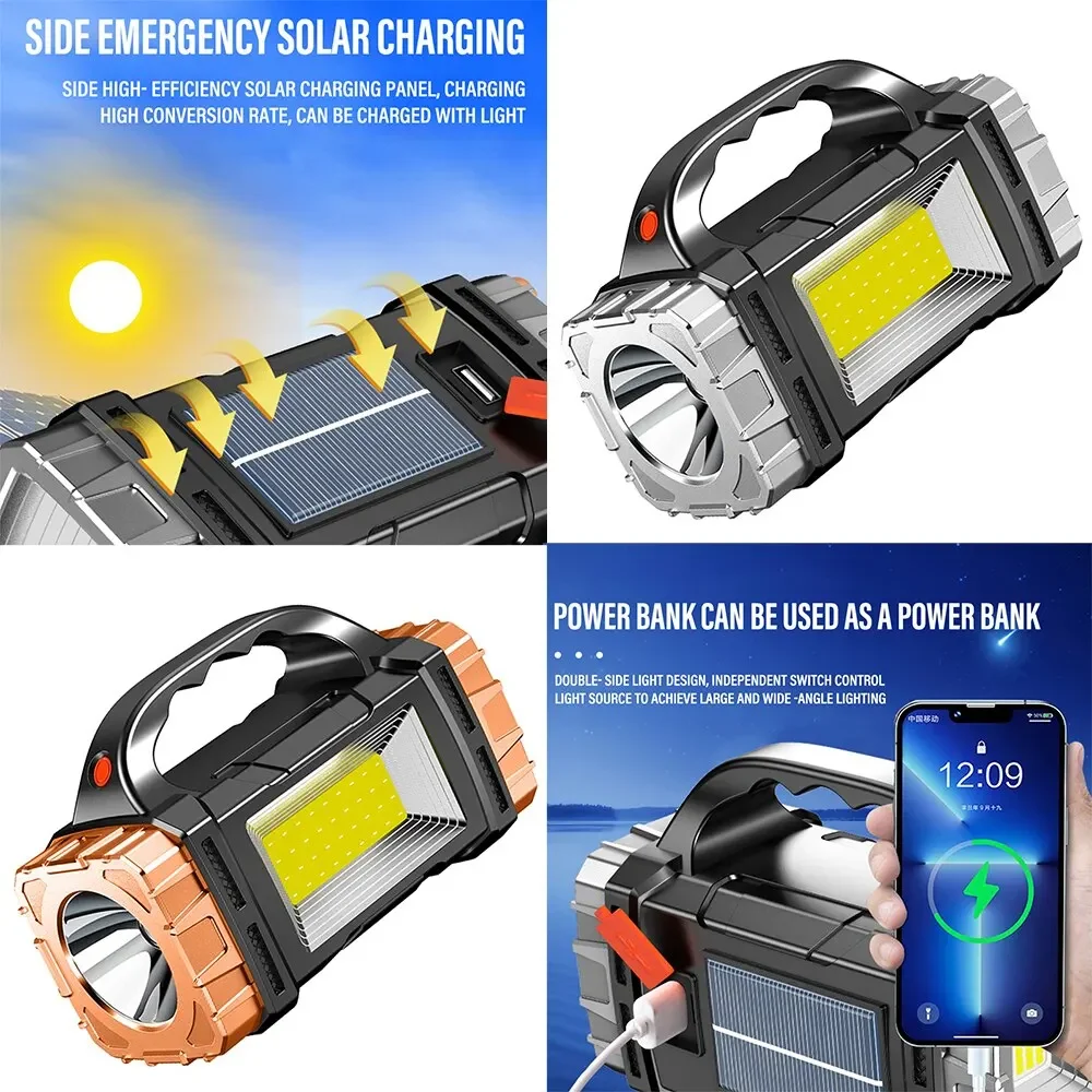 مصباح يدوي LED شمسي عالي الطاق - مراجعة Solar Generator وسعره