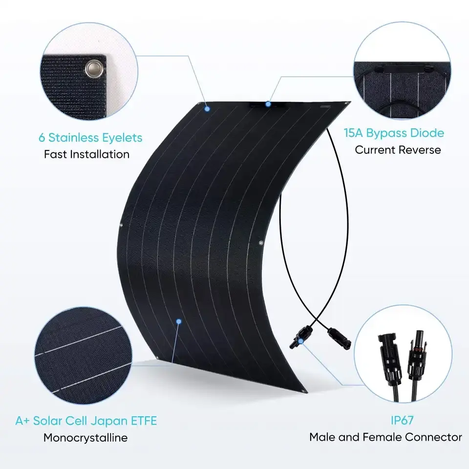 لوح شمسي مرن أحادي البلورة من  - مراجعة Solar Panel وسعره