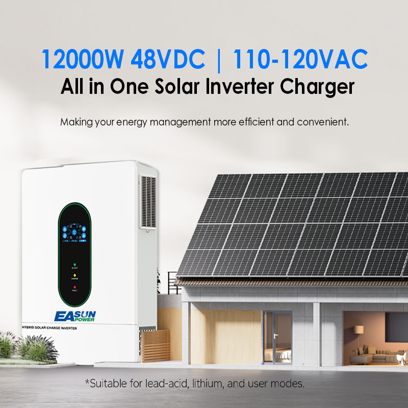 EASUN US 12KW 12000W محول طاقة - مراجعة Charge Controller Solar وسعره
