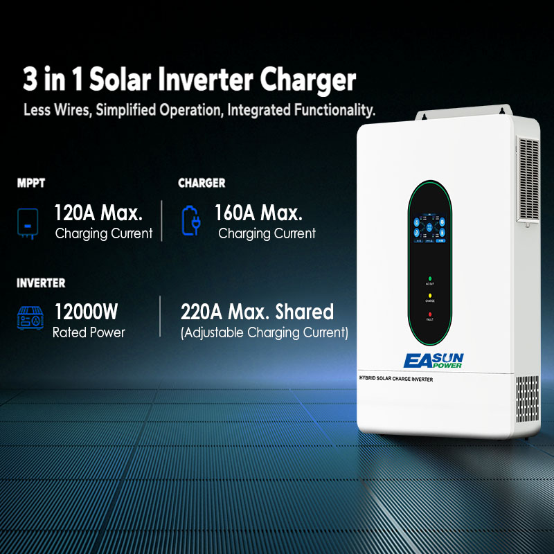 EASUN US 12KW 12000W محول طاقة - مراجعة Charge Controller Solar وسعره