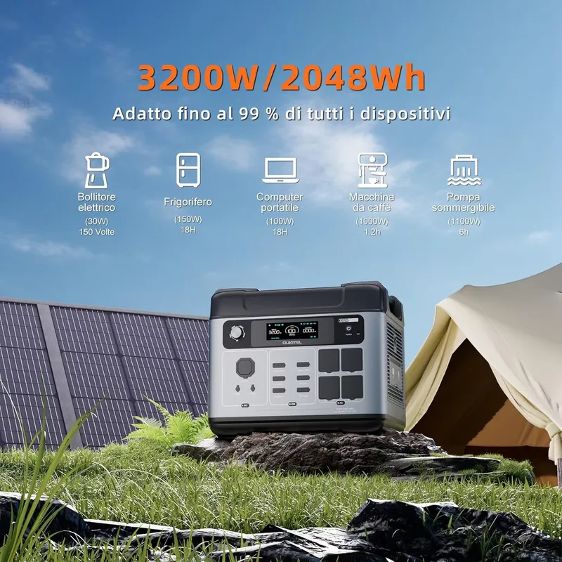 2026OUKITEL P2001 PLUS مولد طا - مراجعة Solar Generator وسعره