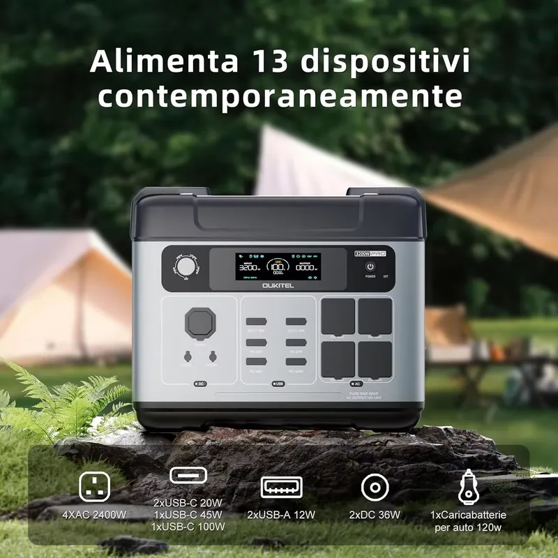 2026OUKITEL P2001 PLUS مولد طا - مراجعة Solar Generator وسعره