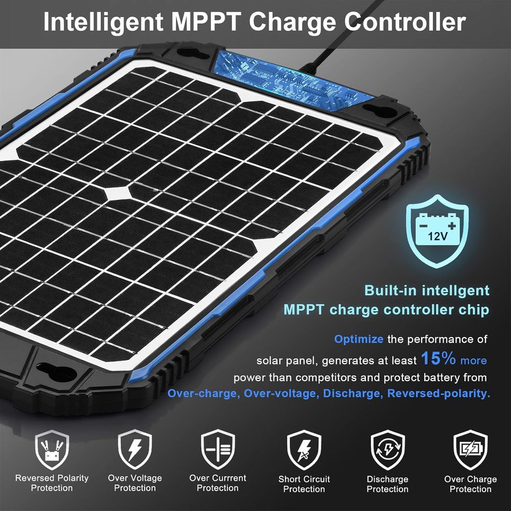 شاحن بطارية شمسية مقاوم للماء  - مراجعة Charge Controller Solar وسعره