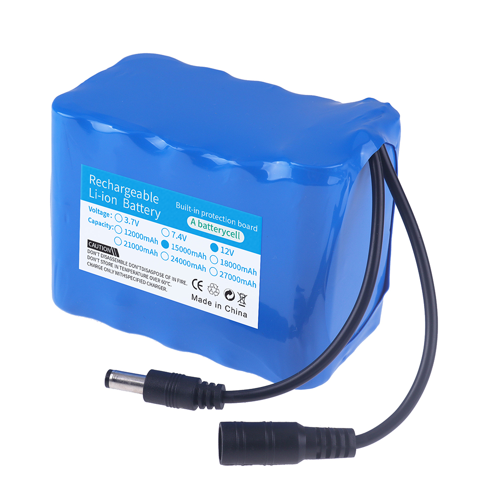 بطارية صيد 12 فولت 3S5P 15 أمب - مراجعة Lithium Battery 12V وسعره