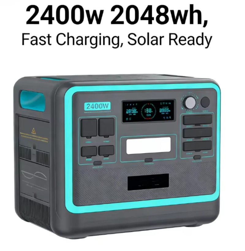 محطة طاقة محمولة بقدرة 2400 وا - مراجعة Solar Panel وسعره