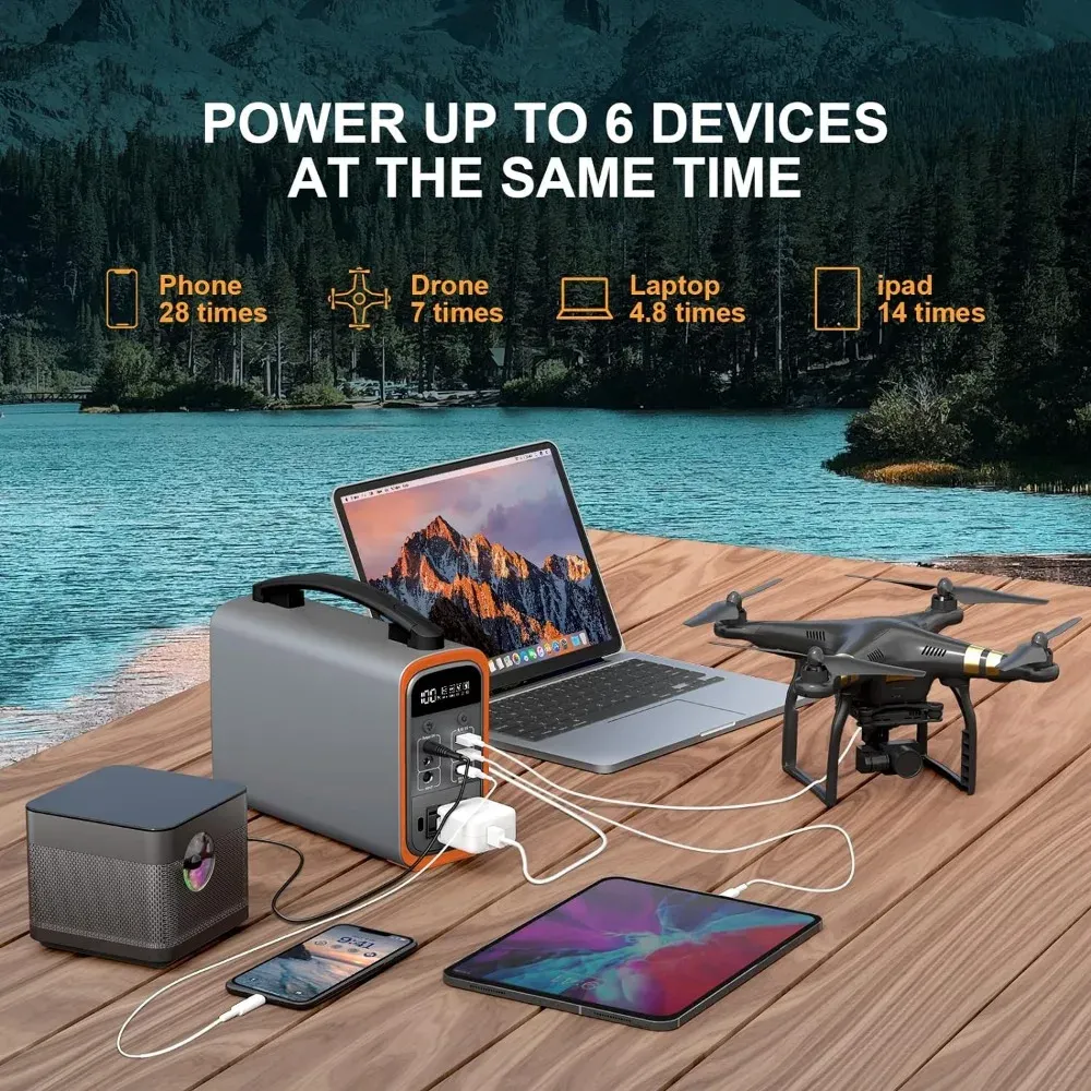 محطة طاقة محمولة Lifepo4 بقدرة - مراجعة Solar Generator وسعره
