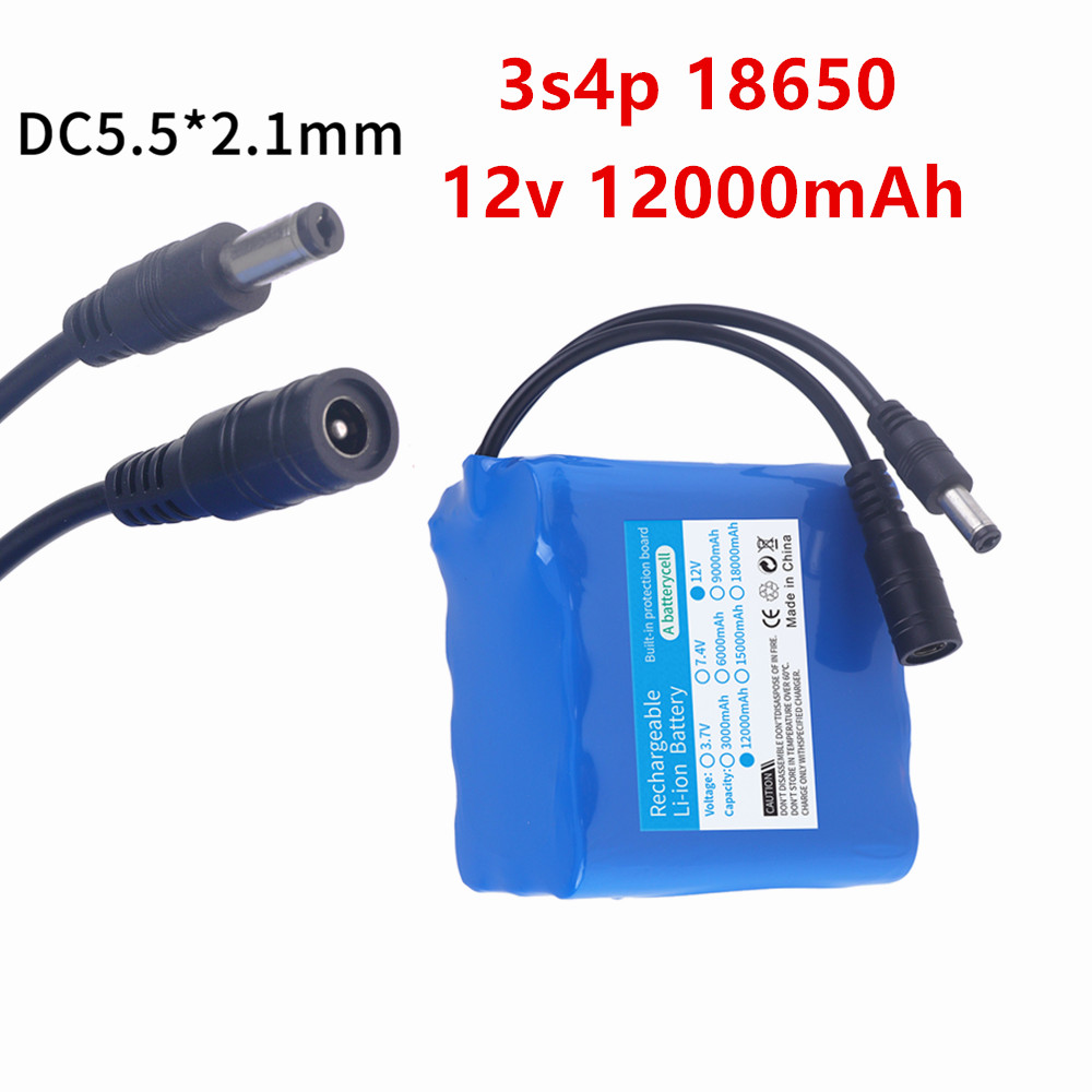 بطارية 12 فولت 12000 مللي أمبي - مراجعة Lithium Battery 12V وسعره